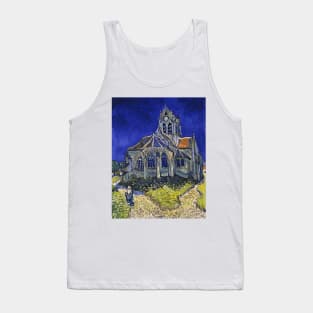 Vincent van Gogh The church in Auvers-sur-Oise, view from the Chevet Tank Top